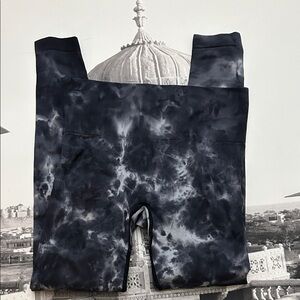 Stylish Black and Gray Leggings